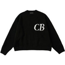 Laden Sie das Bild in den Galerie-Viewer, STRICKPULLOVER „CB“ – MINIMALISMUS MIT STATEMENT - BARBER TRENDS WORLD