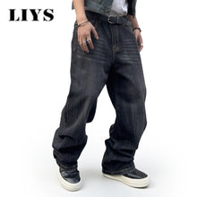 Laden Sie das Bild in den Galerie-Viewer, BAGGY BLACK JEANS – DEIN STATEMENT FÜR ECHTEN STREETSTYLE - BARBER TRENDS WORLD