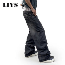 Laden Sie das Bild in den Galerie-Viewer, BAGGY BLACK JEANS – DEIN STATEMENT FÜR ECHTEN STREETSTYLE - BARBER TRENDS WORLD