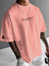 Laden Sie das Bild in den Galerie-Viewer, BAGGY TREND-SHIRT MIT ANGESAGTEN SLOGAN PRINTS - BARBER TRENDS WORLD