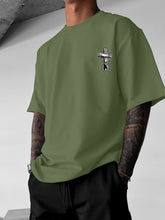 Laden Sie das Bild in den Galerie-Viewer, COOLES MÄNNER BAGGY TREND T-SHIRT - BARBER TRENDS WORLD