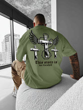 Laden Sie das Bild in den Galerie-Viewer, COOLES MÄNNER BAGGY TREND T-SHIRT - BARBER TRENDS WORLD