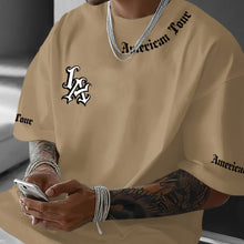 Laden Sie das Bild in den Galerie-Viewer, TRENDY BAGGY LA T-SHIRT - BARBER TRENDS WORLD