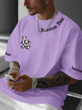 Laden Sie das Bild in den Galerie-Viewer, TRENDY BAGGY LA T-SHIRT - BARBER TRENDS WORLD