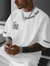 Laden Sie das Bild in den Galerie-Viewer, TRENDY BAGGY LA T-SHIRT - BARBER TRENDS WORLD