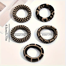 Laden Sie das Bild in den Galerie-Viewer, BAUMWOLL-HAARGUMMI – NATÜRLICHER STYLE FÜR DEINEN MAN BUN - BARBER TRENDS WORLD