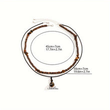 Laden Sie das Bild in den Galerie-Viewer, BOHEMIAN KOKOSMUSCHEL HERREN HALSKETTE - BARBER TRENDS WORLD