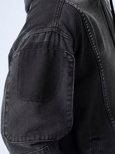 Laden Sie das Bild in den Galerie-Viewer, SCHWARZER JEANS HOODIE FÜR MÄNNER! - BARBER TRENDS WORLD