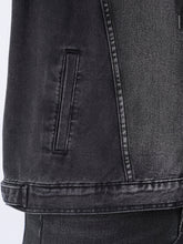 Laden Sie das Bild in den Galerie-Viewer, SCHWARZER JEANS HOODIE FÜR MÄNNER! - BARBER TRENDS WORLD