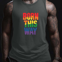 Laden Sie das Bild in den Galerie-Viewer, BORN THIS WAY - TANK TOP - BARBER TRENDS WORLD