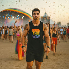 Laden Sie das Bild in den Galerie-Viewer, BORN THIS WAY - TANK TOP - BARBER TRENDS WORLD