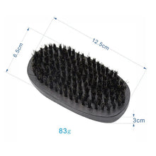 Laden Sie das Bild in den Galerie-Viewer, PROFESSIONELLE BARTBÜRSTE MIT WILDSCHWEINBORSTEN UND TOTENKOPF-GRIFF - BARBER TRENDS WORLD