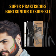 Laden Sie das Bild in den Galerie-Viewer, SUPER PRAKTISCHES BARTKONTUR DESIGN-SET - BARBER TRENDS WORLD