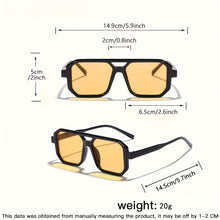 Laden Sie das Bild in den Galerie-Viewer, Fashion Sonnenbrille mit orangen Gläsern