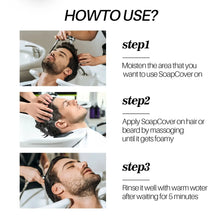 Laden Sie das Bild in den Galerie-Viewer, BLACK SOAP - MIT KASCHIERENDEM EFFEKT BEI GRAUEM HAAR - BARBER TRENDS WORLD