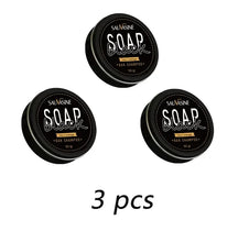 Laden Sie das Bild in den Galerie-Viewer, BLACK SOAP - MIT KASCHIERENDEM EFFEKT BEI GRAUEM HAAR - BARBER TRENDS WORLD