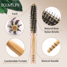 Laden Sie das Bild in den Galerie-Viewer, NATURHAAR RUNDBÜRSTE IDEAL ZUM GLÄTTEN DEINES BARTES - BARBER TRENDS WORLD