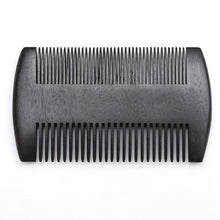 Laden Sie das Bild in den Galerie-Viewer, BARTKAMM AUS SCHWARZEM SANDELHOLZ - BARBER TRENDS WORLD