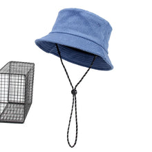 Laden Sie das Bild in den Galerie-Viewer, BUCKET HAT AUS KORDSTOFF FÜR MÄNNER - BARBER TRENDS WORLD