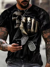 Laden Sie das Bild in den Galerie-Viewer, CASUAL GOTHIC T-SHIRTS - BARBER TRENDS WORLD