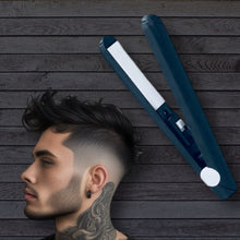 Laden Sie das Bild in den Galerie-Viewer, POWER MINI-GLÄTTEISEN FÜR MÄNNER MIT KERAMIK-BESCHICHTUNG - BARBER TRENDS WORLD