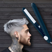 Laden Sie das Bild in den Galerie-Viewer, POWER MINI-GLÄTTEISEN FÜR MÄNNER MIT KERAMIK-BESCHICHTUNG - BARBER TRENDS WORLD