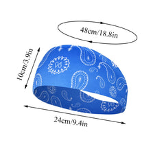 Laden Sie das Bild in den Galerie-Viewer, HAARBÄNDER FÜR MÄNNER MIT TRENDIGEM PAISLEY-MUSTER - BARBER TRENDS WORLD