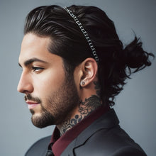 Laden Sie das Bild in den Galerie-Viewer, HAARREIFEN FÜR MÄNNER AUS METALL - BARBER TRENDS WORLD