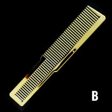 Laden Sie das Bild in den Galerie-Viewer, PROFESSIONELLE HAARSCHNEIDEKÄMME IM METALLIC LOOK - BARBER TRENDS WORLD