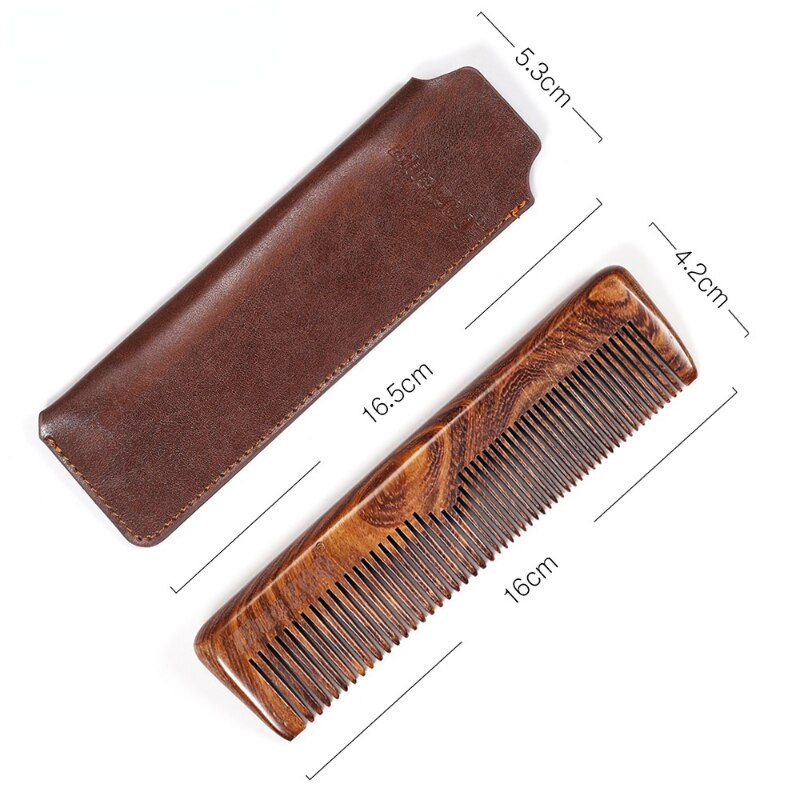 Sandelholz-Entwirrungskamm – Breite Zinken, Antistatisch, Für Damen & Herren, 11,9 X 5,3 Cm