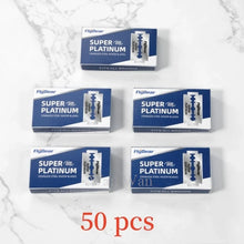 Laden Sie das Bild in den Galerie-Viewer, EDELSTAHL-RASIERMESSER MIT COOLEN PRINTS - BARBER TRENDS WORLD