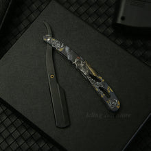 Laden Sie das Bild in den Galerie-Viewer, BARBER SHOP PROFI-RASIERMESSER MIT COOLEN TOTENKOPF- ODER CLOWN-PRINTS - BARBER TRENDS WORLD