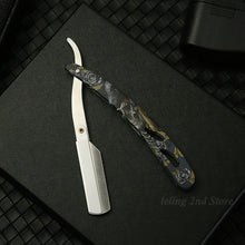 Laden Sie das Bild in den Galerie-Viewer, BARBER SHOP PROFI-RASIERMESSER MIT COOLEN TOTENKOPF- ODER CLOWN-PRINTS - BARBER TRENDS WORLD