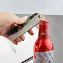 Laden Sie das Bild in den Galerie-Viewer, FALTBARER BRO-FLOW MESCHENKAMM MIT INTEGRIERTEM FLASCHENÖFFNER! - BARBER TRENDS WORLD