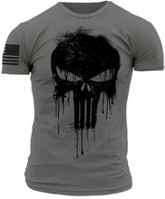 Laden Sie das Bild in den Galerie-Viewer, T-SHIRT MIT TOTENKOPF-PRINT - BARBER TRENDS WORLD
