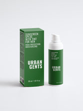 Laden Sie das Bild in den Galerie-Viewer, URBAN GENTS - SUNSCREEN SPF 30 WITH TINT FOR MEN - BARBER TRENDS WORLD