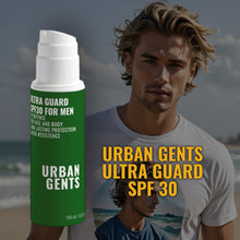 Laden Sie das Bild in den Galerie-Viewer, URBAN GENTS - ULTRA GUARD SPF 30 FOR MEN! - BARBER TRENDS WORLD
