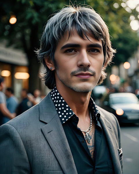 MODERNE MÄNNER-HAIRSTYLES FÜR GRAUES HAAR!*