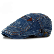 Laden Sie das Bild in den Galerie-Viewer, DENIM FLATCAP IN 4 TRENDIGEN FARBEN 
