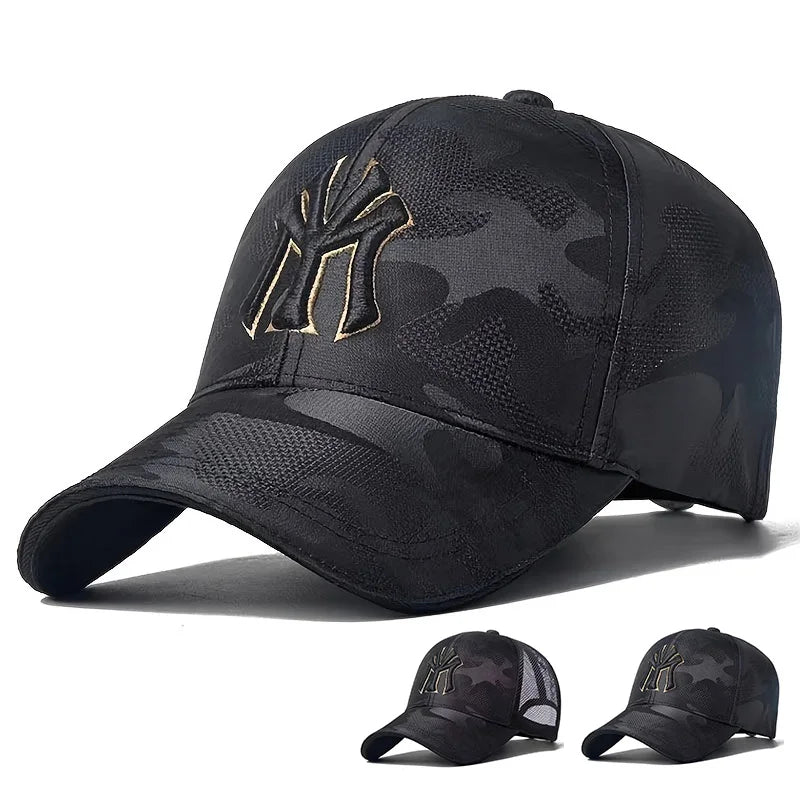 FASHION BASEBALL CAP IM CAMOUFLAGE LOOK BARBER TRENDS WORLD