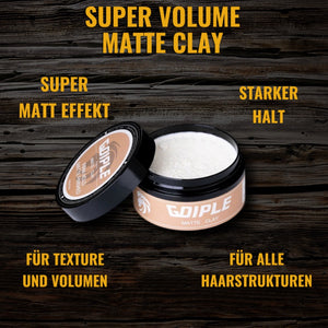 Super Volumen Matt Clay für Männer