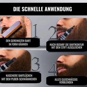 REVOLUTIONÄRER HAUTFREUNDLICHER TEMPORÄRER BART-AUFFÜLLER! - BARBER TRENDS WORLD