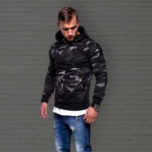 Trendy Camouflage Hoodie / Männer