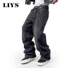 Laden Sie das Bild in den Galerie-Viewer, BAGGY BLACK JEANS – DEIN STATEMENT FÜR ECHTEN STREETSTYLE - BARBER TRENDS WORLD
