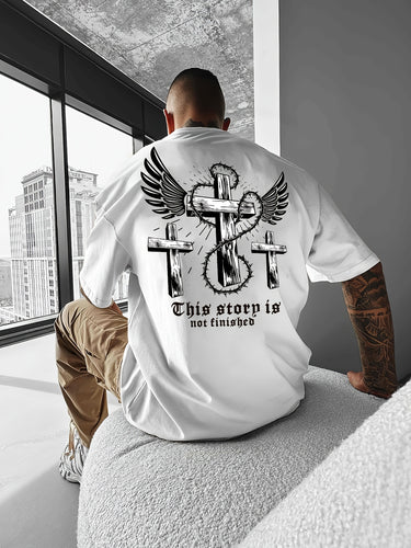 COOLES MÄNNER BAGGY TREND T-SHIRT - BARBER TRENDS WORLD