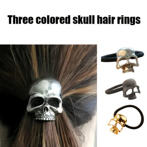 HAARGUMMI MIT GOTISCHEM TOTENKOPF – FÜR DEN MAN BUN MIT ATTITUDE - BARBER TRENDS WORLD