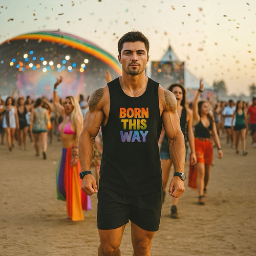 BORN THIS WAY - TANK TOP - BARBER TRENDS WORLD