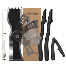 Laden Sie das Bild in den Galerie-Viewer, SUPER PRAKTISCHES BARTKONTUR DESIGN-SET - BARBER TRENDS WORLD
