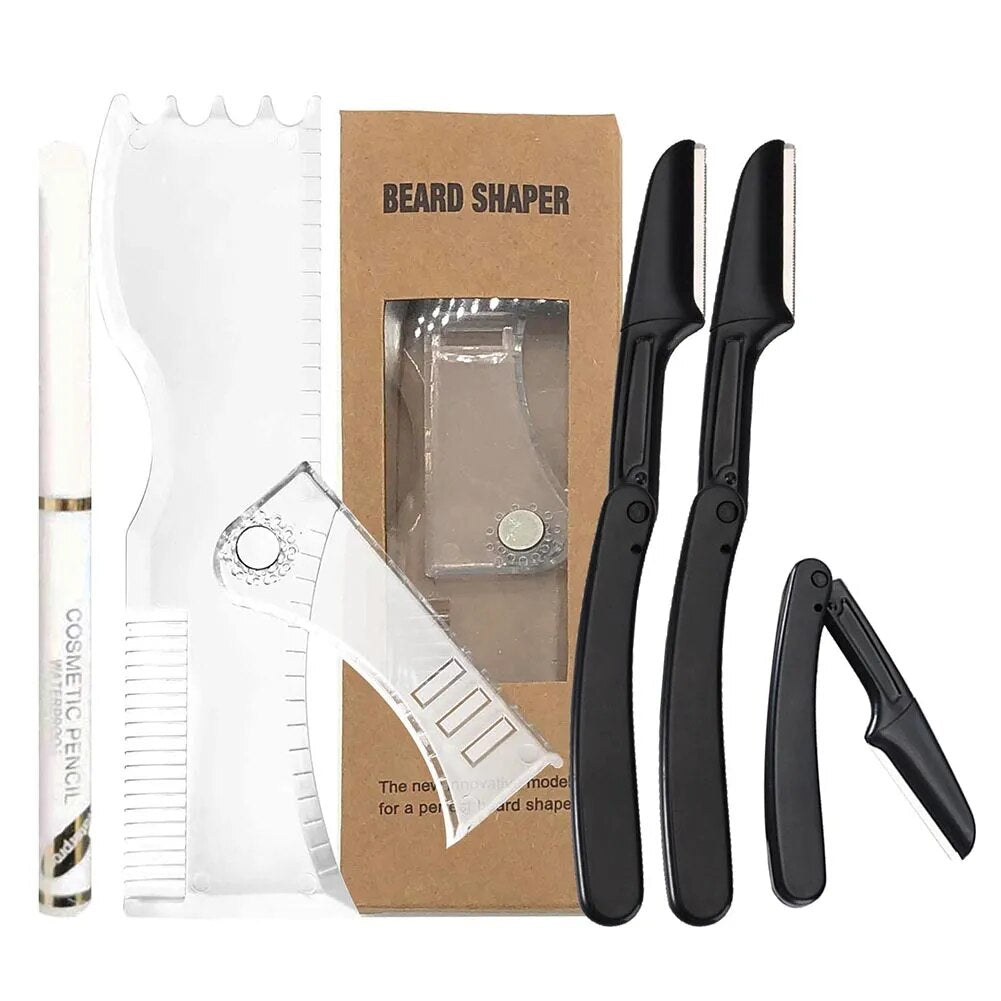SUPER PRAKTISCHES BARTKONTUR DESIGN-SET - BARBER TRENDS WORLD