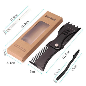SUPER PRAKTISCHES BARTKONTUR DESIGN-SET - BARBER TRENDS WORLD